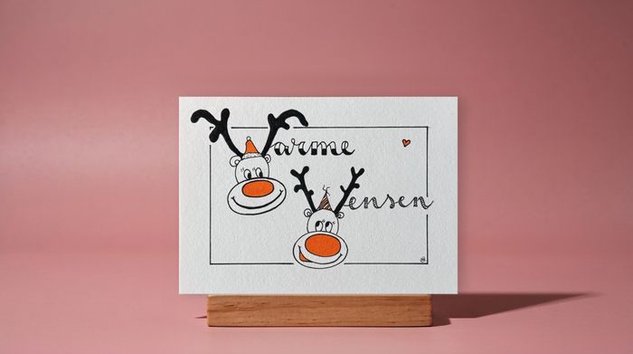 Kerstmis/Nieuwjaar kaartje #502